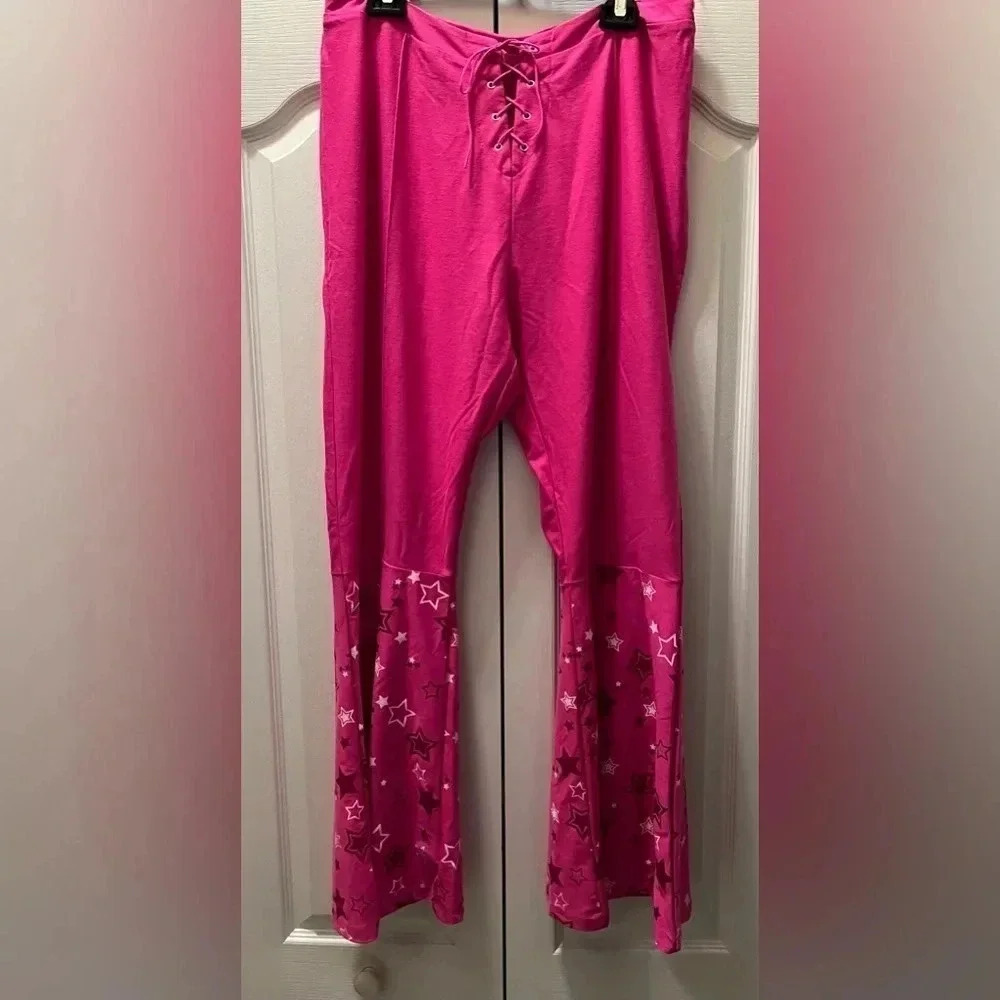 Bell Bottom Barbie Pants, Size XL